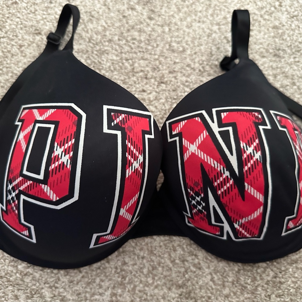 - PINK Victoria's Secret Black and Red Bra